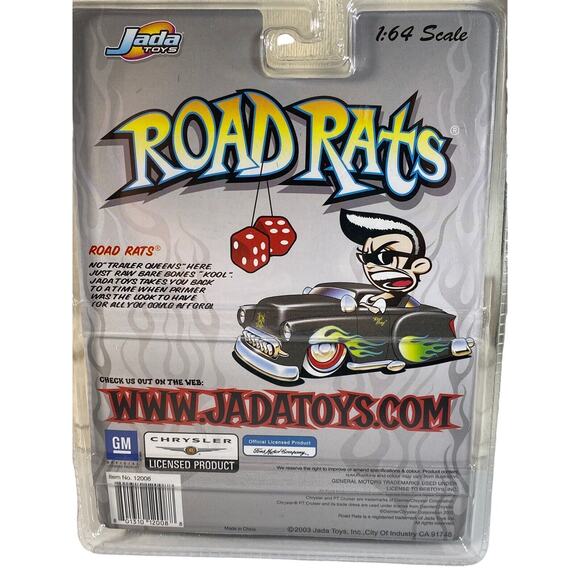 Jada Toys Road Rats 2003 Flat Yellow 32 1932 Ford Chopped Lowered 3 Window Coupe - Picture 4 of 7